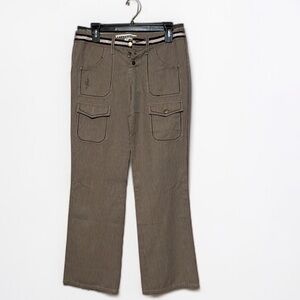 Love stitch brown distressed pants. Sz med.,